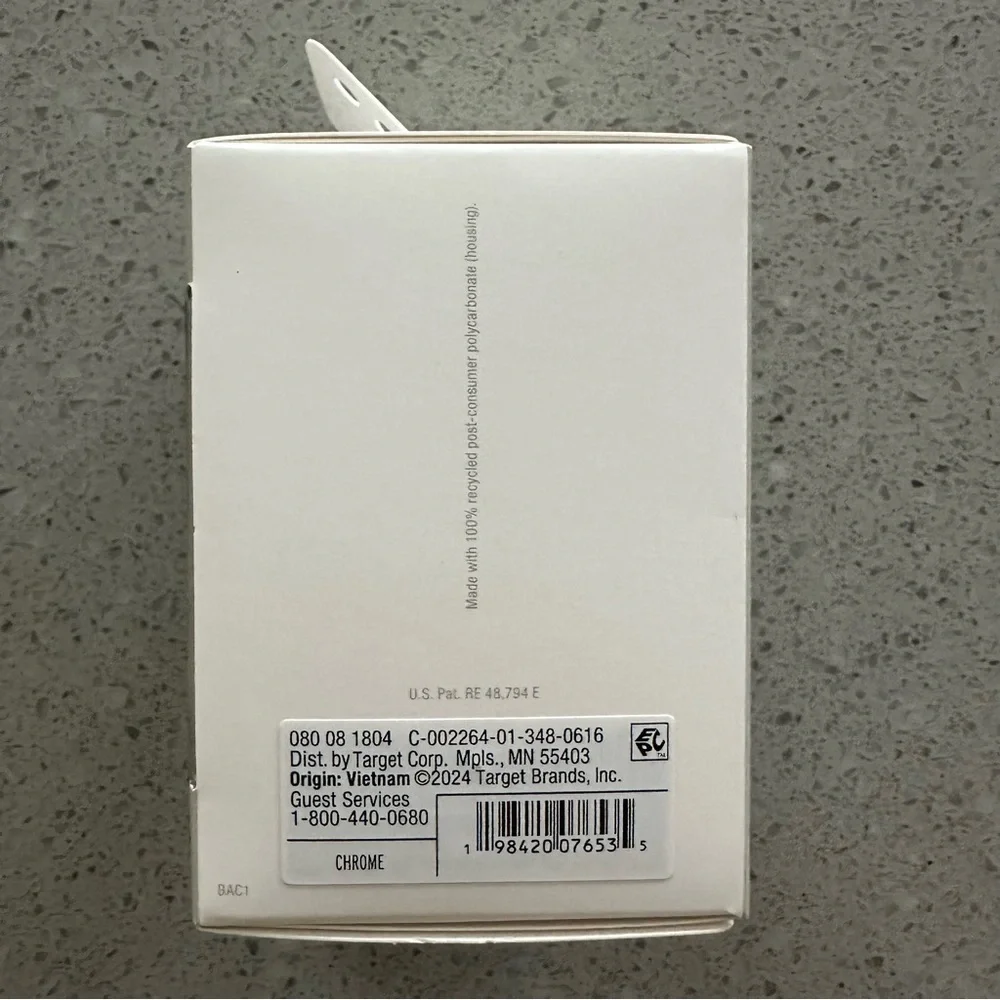 Heyday Chrome Wall Charger